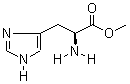 L-组氨酸甲酯二盐酸盐分子式结构图