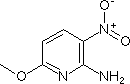 2-氨基-6-甲氧基-3-硝基吡啶分子式结构图