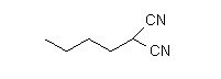 2-丁基丙二腈分子式结构图