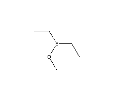 二乙基甲氧基硼烷分子式结构图