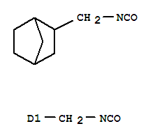 2,5（或2,6）-双（异氰酸根合甲基）双环[2.2.1]庚烷分子式结构图