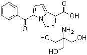 酮咯酸氨丁三醇分子式结构图