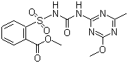 甲磺隆分子式结构图