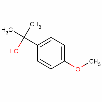 2-(4-甲氧基苯基)丙-2-醇分子式结构图