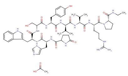 醋酸亮丙瑞林分子式结构图