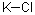 氯化钾分子式结构图