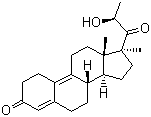 曲美孕酮分子式结构图