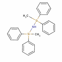 1,3-二甲基-1,1,3,3-四苯基二甲硅基胺分子式结构图