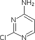 2-氯-4-氨基嘧啶分子式结构图