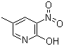 2-羟基-3-硝基-5-甲基吡啶分子式结构图