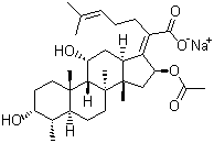 夫西地酸钠分子式结构图