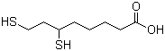 (+/-)-二氢硫辛酸分子式结构图