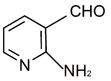 2-氨基-3-甲醛吡啶分子式结构图