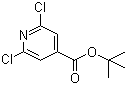 2,6-二氯异烟酸叔丁基酯分子式结构图