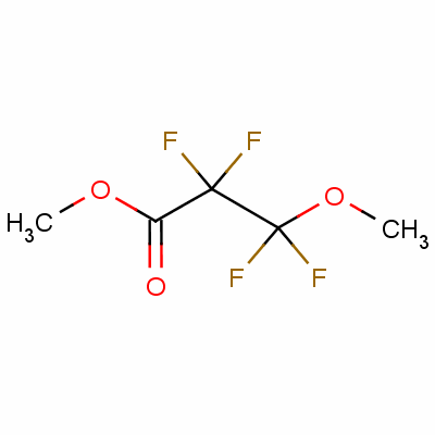 3-甲氧基-2,2,3,3-四氟丙酸甲酯分子式结构图