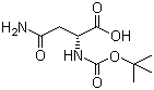 Boc-D-天冬酰胺分子式结构图