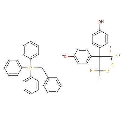 双酚AF苄基三苯基磷盐分子式结构图