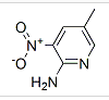 2-氨基-3-硝基-5-甲基吡啶分子式结构图