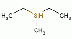 二乙基甲基一氢硅烷分子式结构图