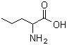 DL-2-氨基戊酸分子式结构图