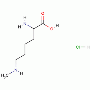 N'-甲基-L-赖氨酸盐酸盐分子式结构图