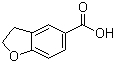 2,3-二氢苯并呋喃-5-甲酸分子式结构图