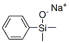 二甲基苯基硅醇钠盐分子式结构图