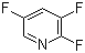 2,3,5-三氟吡啶分子式结构图