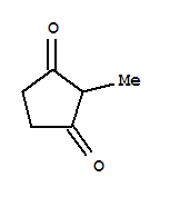 2-甲基-1,3-环戊二酮分子式结构图
