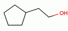 2-环戊基乙醇分子式结构图