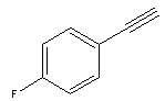 1-乙炔基-4-氟苯分子式结构图