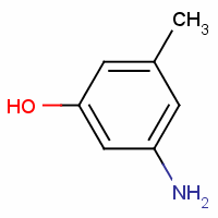 3-氨基-5-甲基苯酚分子式结构图