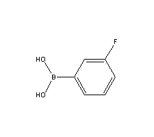 间氟苯硼酸分子式结构图