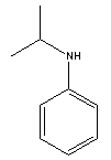 N-异丙基苯胺分子式结构图