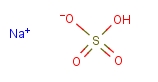 硫酸氢钠分子式结构图