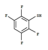 2,3,5,6-四氟苯硫酚分子式结构图