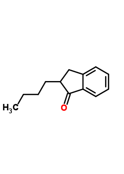 2-丁基-1-茚酮分子式结构图