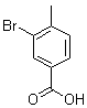 3-溴-4-甲基苯甲酸分子式结构图