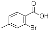 2-溴-4-甲基苯甲酸分子式结构图