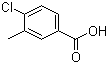 4-氯-3-甲基苯甲酸分子式结构图