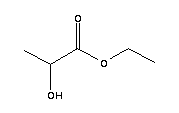 D-乳酸乙酯分子式结构图