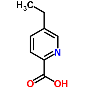 5-乙基吡啶-2-羧酸分子式结构图