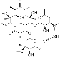 硫氰酸红霉素分子式结构图