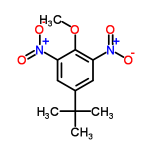 4-叔丁基-2,6-二硝基苯甲醚分子式结构图