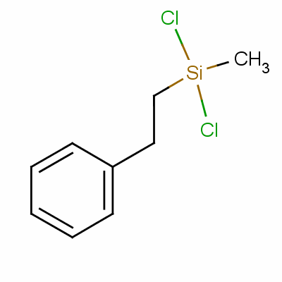 苯乙基甲基二氯硅烷分子式结构图