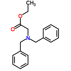 N,N-二苄基甘氨酸乙酯分子式结构图