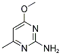 2-氨基-4-甲氧基-6-甲基嘧啶分子式结构图