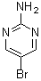 2-氨基-5-溴嘧啶分子式结构图