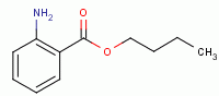 2-氨基苯甲酸丁酯分子式结构图