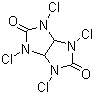 四氯甘脲分子式结构图